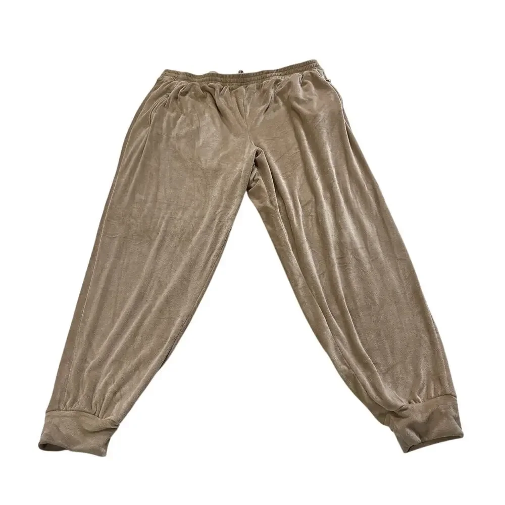 SKIMS Women’s 3X Velour High Waist Jogger Pants Comfortable Loungewear Pockets